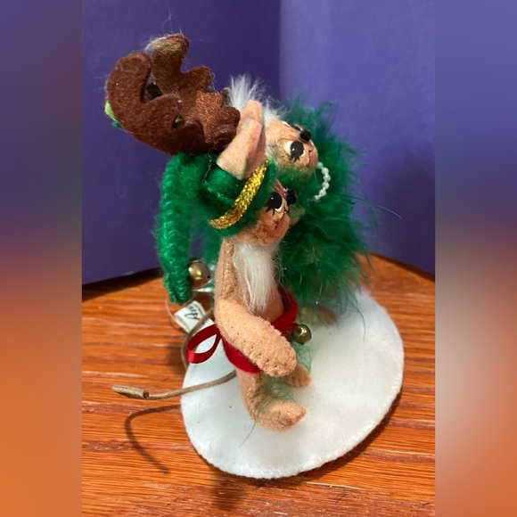 NWT Annalee 3” Prancer & Vixen Reindeer # 945413 Macy’s Storybook Mice 2013 - Picture 2 of 8